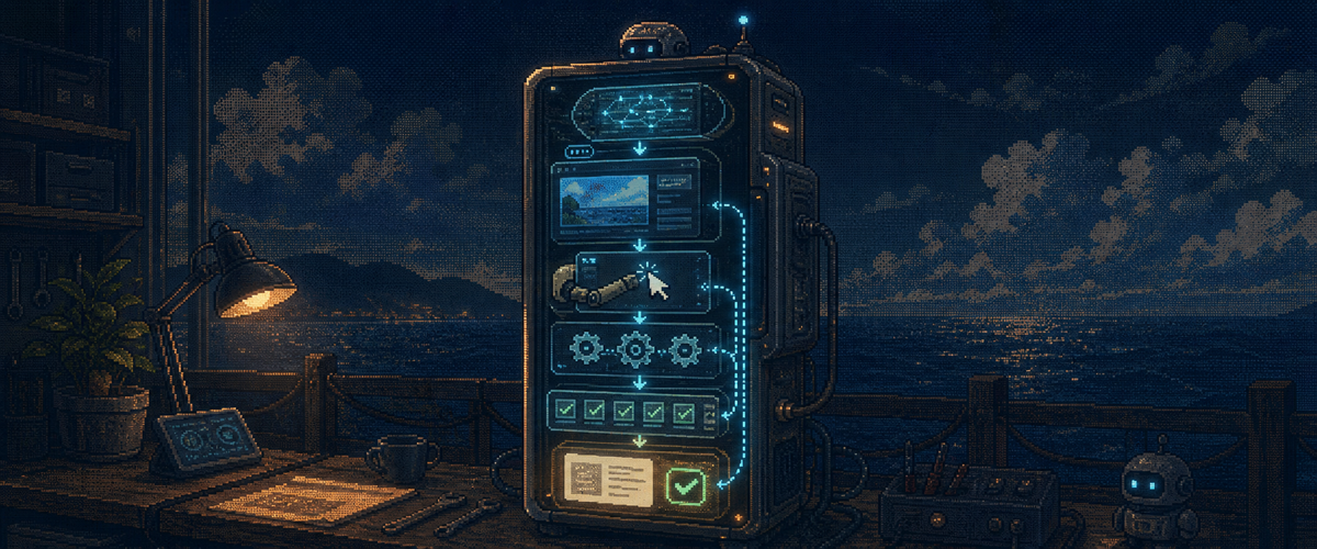 Vertical browser agent.